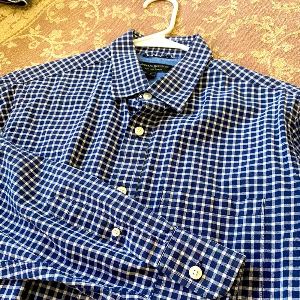 Banana Republic Soft Wash Slim Fit Cotton Shirt